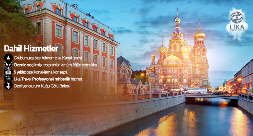 LKA TRAVEL FARKIYLA ST.PETERSBURG BEYAZ GECELER
